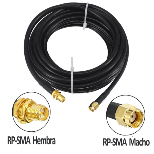 5M cable RP-SMA male to RP-SMA female RG58/ Wireless antenna cable RP-SMA male to Female low loss RP-SMA extended connection cable