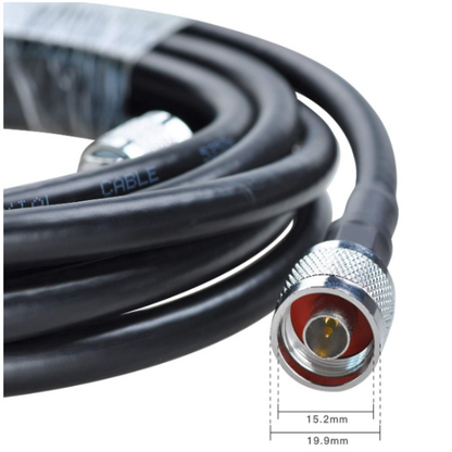 Low loss coaxial cable N male to N male connector for mobile phone mobile signal repeater booster amplifier antenna