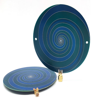 Custom circular polarization UWB antenna, left/right rotation, wireless positioning range, PCB omnidirectional flat plate antenna